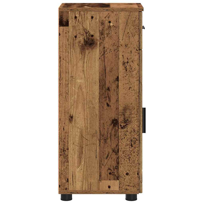 Dulap de Baie Lemn Vechi 30 x 35 x 80 cm Lemn compozit & Metal - WALTI WALTI