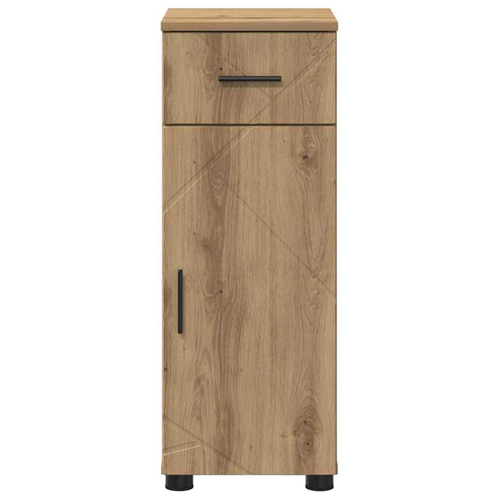 Dulap de Baie cu sertar cu ușă Stejar Artizanal 30 x 35 x 80 cm - WALTI WALTI