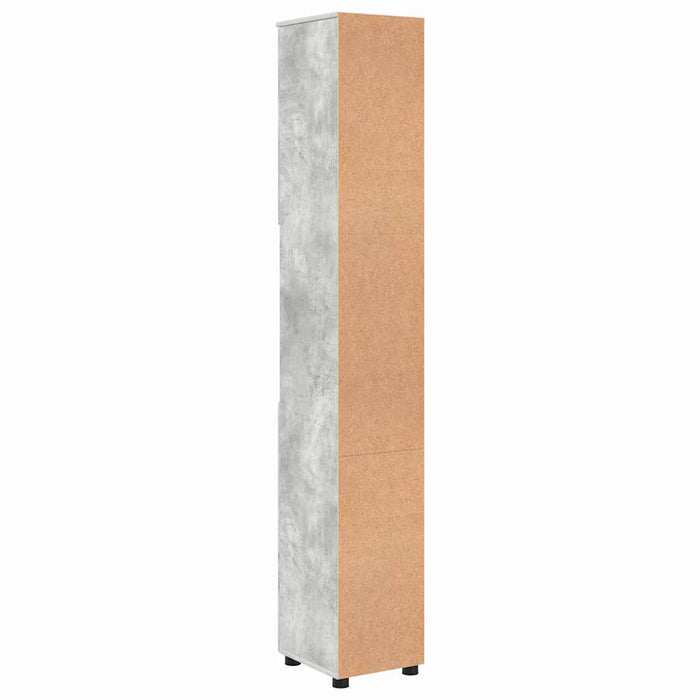Dulap de Baie cu depozitare Gri din beton 30 x 35 x 192 cm WALTI