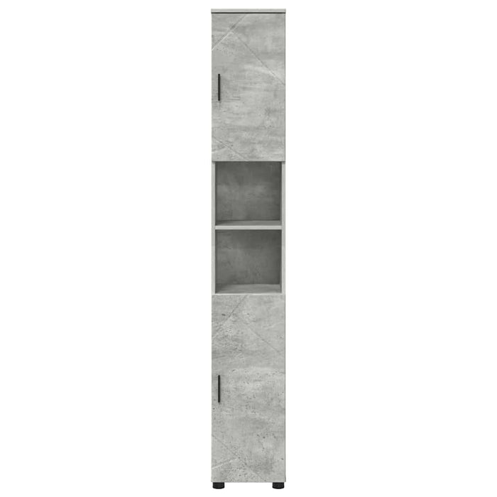 Dulap de Baie cu depozitare Gri din beton 30 x 35 x 192 cm WALTI