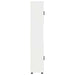 Dulap de Baie Alb lucios 30 x 35 x 192 cm Lemn compozit & Metal - WALTI WALTI