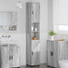Dulap de Baie Gri Sonoma 30 x 35 x 192 cm Lemn compozit & Metal - WALTI WALTI