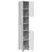 Dulap de Baie Gri Sonoma 30 x 35 x 192 cm Lemn compozit & Metal - WALTI WALTI