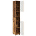 Dulap de Baie Lemn Vechi 30 x 35 x 192 cm Lemn compozit & Metal - WALTI WALTI