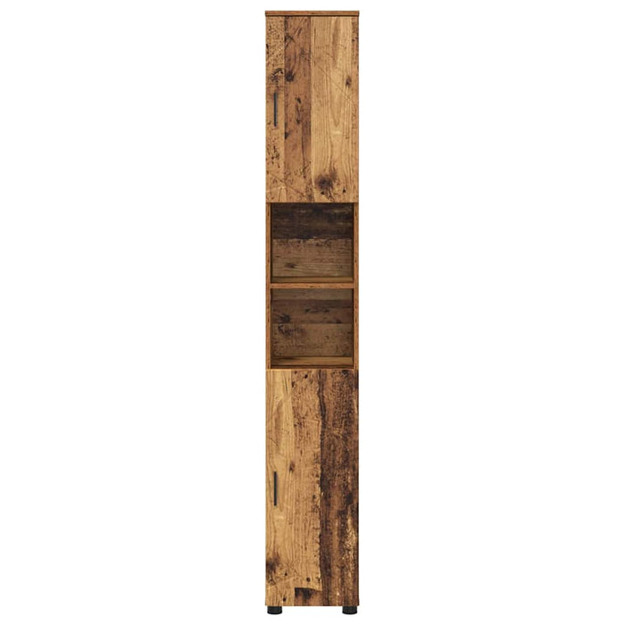 Dulap de Baie Lemn Vechi 30 x 35 x 192 cm Lemn compozit & Metal - WALTI WALTI