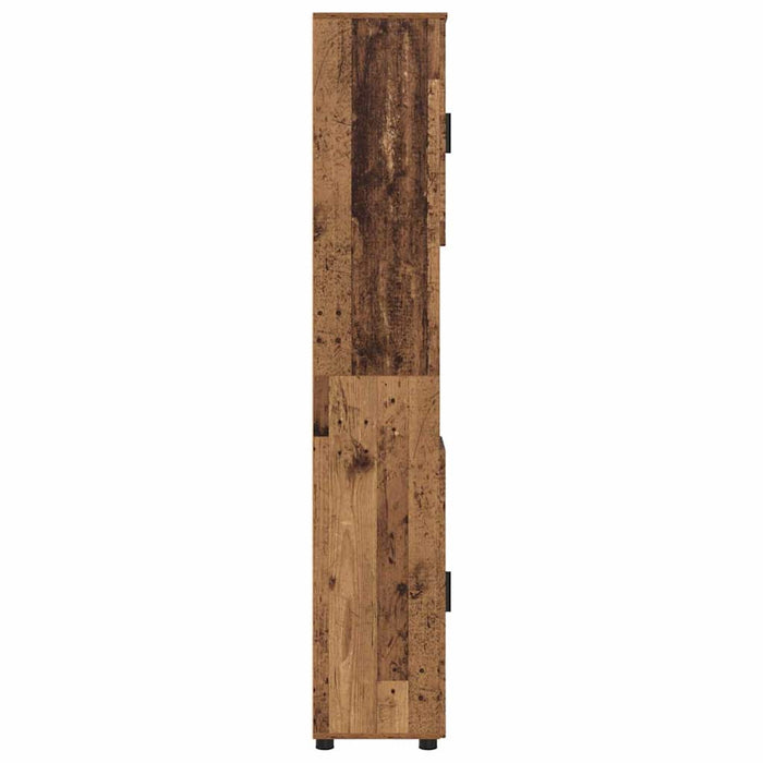 Dulap de Baie Lemn Vechi 30 x 35 x 192 cm Lemn compozit & Metal - WALTI WALTI