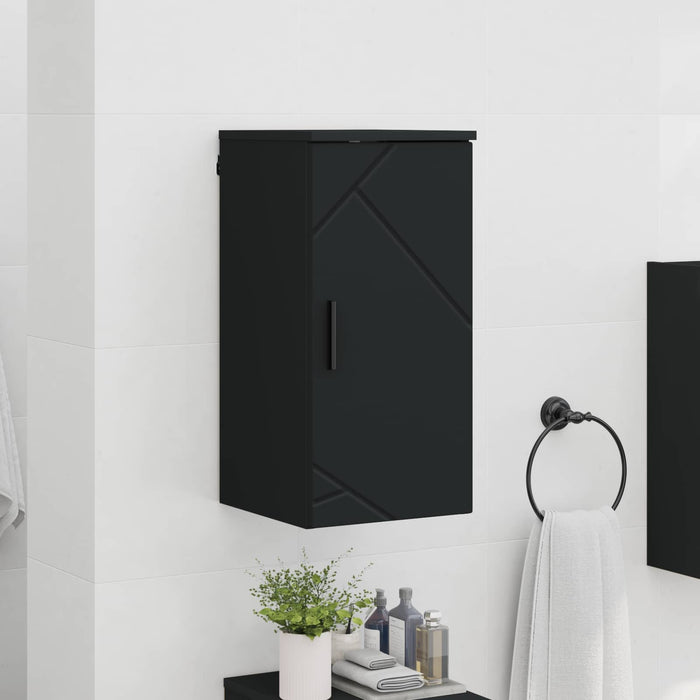 Dulap de Baie Negru 30 x 31,5 x 61 cm Lemn compozit & Metal WALTI