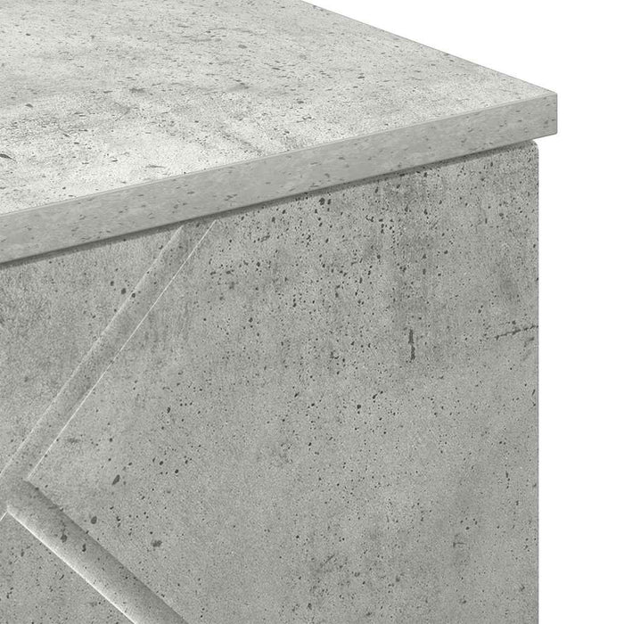 Dulap de Baie cu ușă Gri beton 30 x 31.5 x 61 cm Lemn compozit - WALTI WALTI