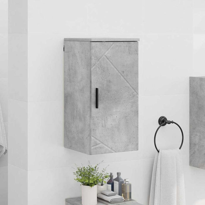 Dulap de Baie cu ușă Gri beton 30 x 31.5 x 61 cm Lemn compozit - WALTI WALTI