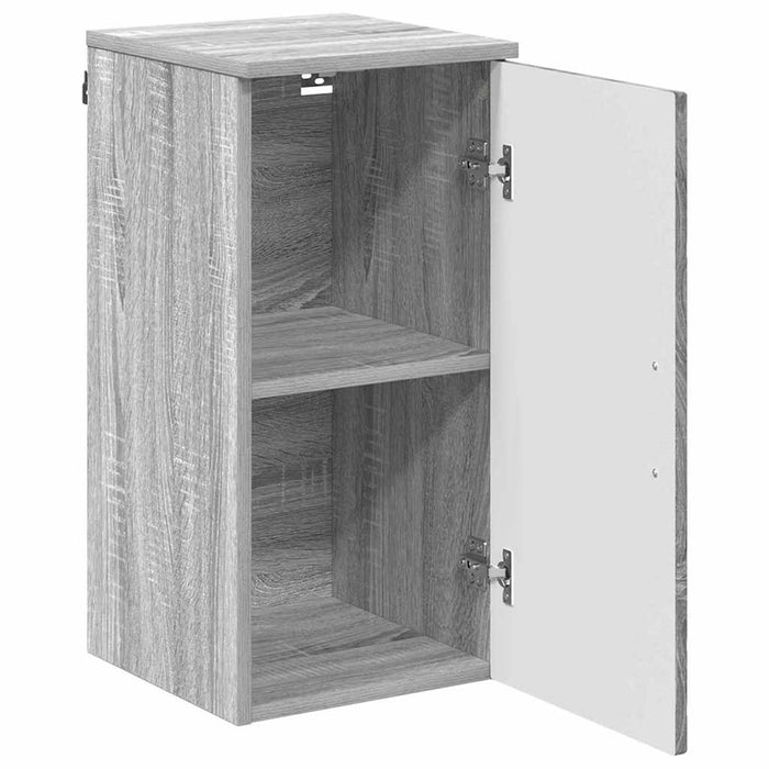 Dulap de Baie cu ușă sonoma gri 30 x 31.5 x 61 cm Lemn compozit - WALTI WALTI