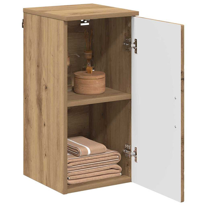 Dulap de Baie stejar artizanal 30 x 31.5 x 61 cm Lemn compozit - WALTI WALTI