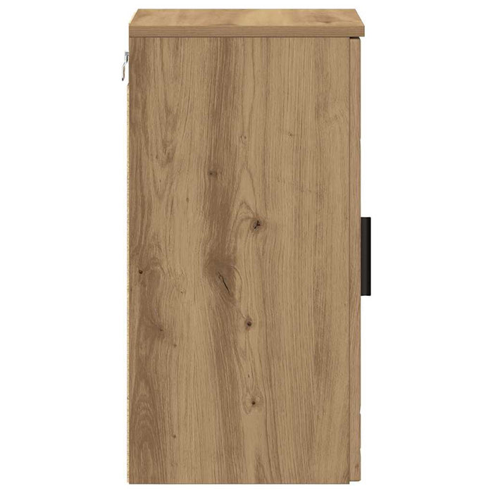 Dulap de Baie stejar artizanal 30 x 31.5 x 61 cm Lemn compozit - WALTI WALTI