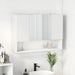 Dulap cu oglindă pentru baie Alb 80 x 17 x 55 cm Lemn compozit - WALTI WALTI