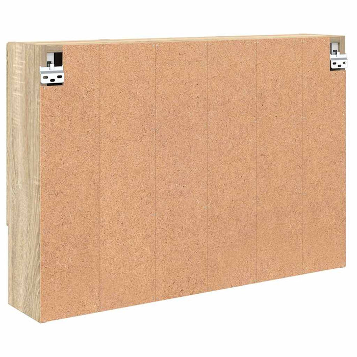 Dulap cu oglindă Stejar Sonoma 80 x 17 x 55 cm Lemn compozit WALTI