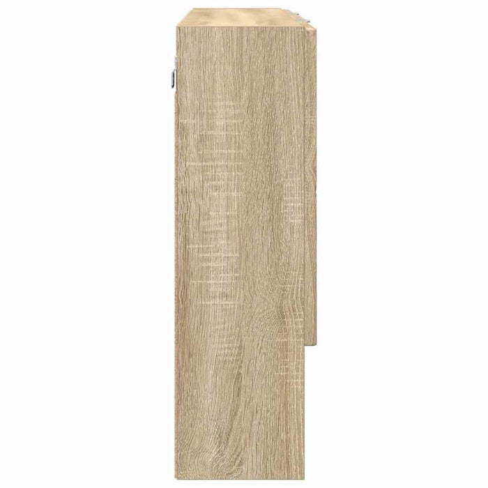 Dulap cu oglindă Stejar Sonoma 80 x 17 x 55 cm Lemn compozit WALTI