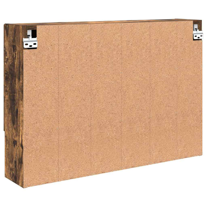 Dulap cu oglindă Stejar fumuriu 80 x 17 x 55 cm Lemn compozit WALTI