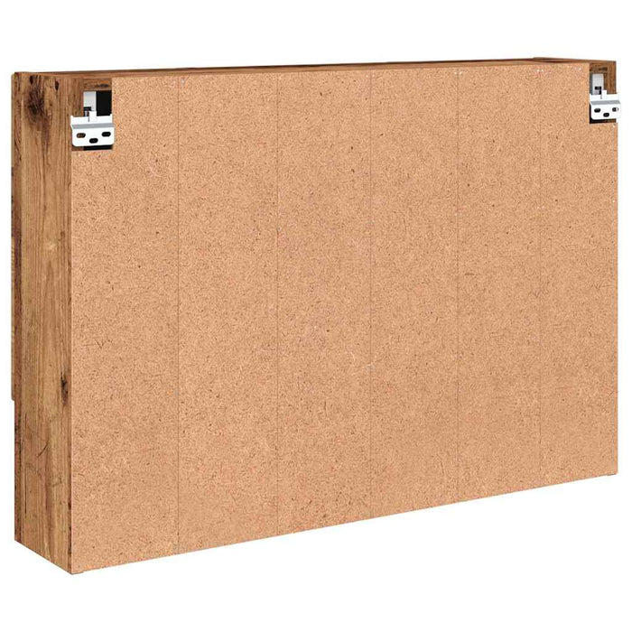 Dulap cu oglindă Lemn vechi 80 x 17 x 55 cm Lemn compozit WALTI