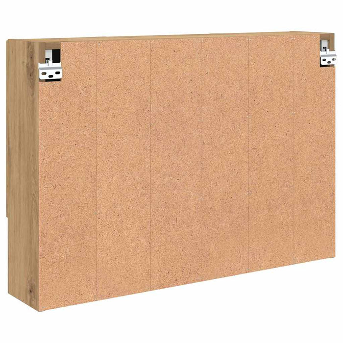 Dulap cu oglindă Stejar Artizanal 80 x 17 x 55 cm Lemn compozit WALTI