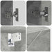 Dulap cu oglindă cu ușă Gri beton 59 x 17 x 55 cm Lemn compozit - WALTI WALTI