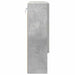 Dulap cu oglindă cu ușă Gri beton 59 x 17 x 55 cm Lemn compozit - WALTI WALTI
