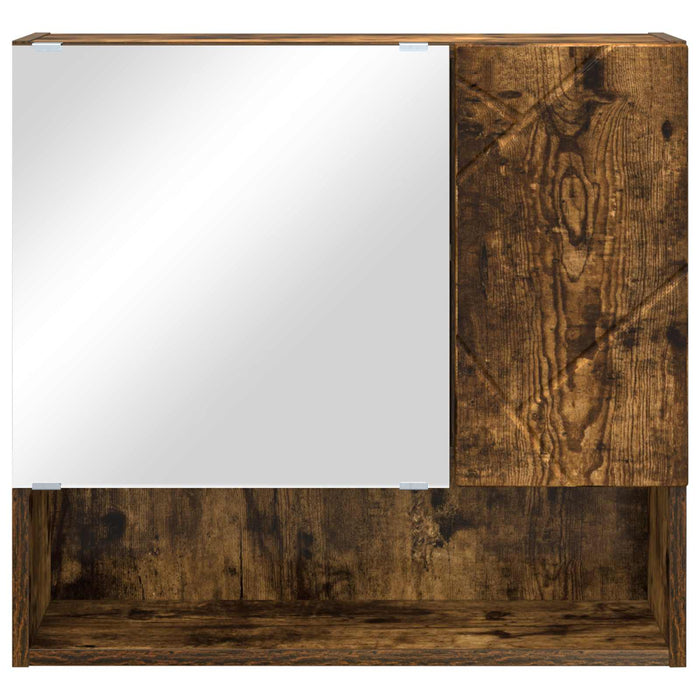 Dulap cu oglindă Stejar fumuriu 59 x 17 x 55 cm Lemn prelucrat - WALTI WALTI
