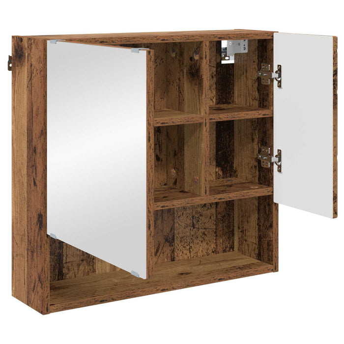Dulap cu oglindă Lemn vechi 59 x 17 x 55 cm Lemn prelucrat WALTI