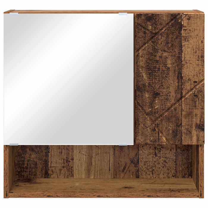 Dulap cu oglindă Lemn vechi 59 x 17 x 55 cm Lemn prelucrat WALTI