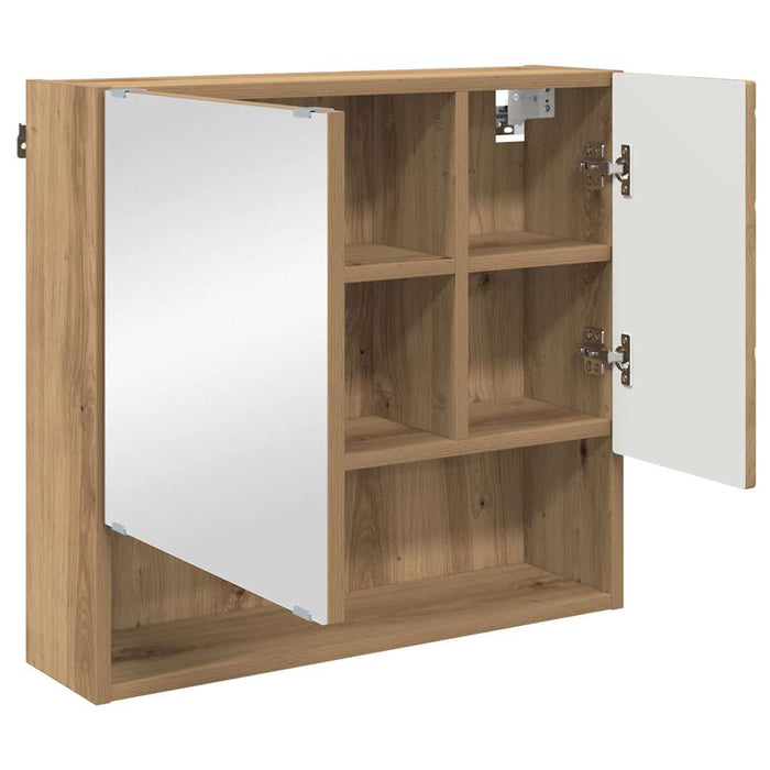 Dulap cu oglindă Stejar Artizanal 59 x 17 x 55 cm Lemn compozit WALTI