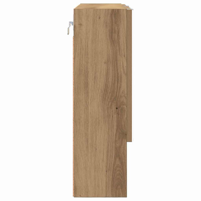 Dulap cu oglindă Stejar Artizanal 59 x 17 x 55 cm Lemn compozit WALTI