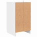 Dulap de noapte cu sertar Alb 38 x 38 x 66 cm Lemn compozit - WALTI WALTI