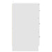 Dulap de noapte cu sertar Alb 38 x 38 x 66 cm Lemn compozit - WALTI WALTI