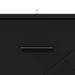 Dulap de noapte cu sertar Negru 38 x 38 x 66 cm Lemn compozit - WALTI WALTI