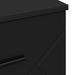 Dulap de noapte cu sertar Negru 38 x 38 x 66 cm Lemn compozit - WALTI WALTI
