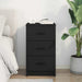 Dulap de noapte cu sertar Negru 38 x 38 x 66 cm Lemn compozit - WALTI WALTI