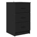 Dulap de noapte cu sertar Negru 38 x 38 x 66 cm Lemn compozit - WALTI WALTI