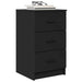 Dulap de noapte cu sertar Negru 38 x 38 x 66 cm Lemn compozit - WALTI WALTI