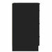 Dulap de noapte cu sertar Negru 38 x 38 x 66 cm Lemn compozit - WALTI WALTI