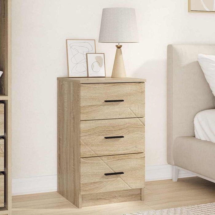Dulap de noapte Stejar sonoma 38 x 38 x 66 cm Lemn compozit - WALTI WALTI