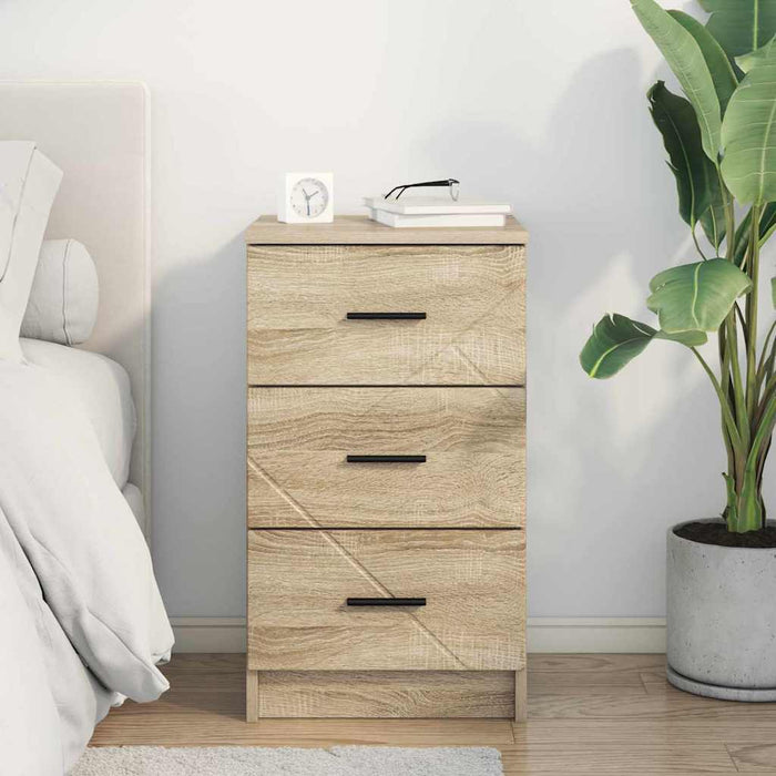Dulap de noapte Stejar sonoma 38 x 38 x 66 cm Lemn compozit - WALTI WALTI