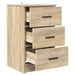 Dulap de noapte Stejar sonoma 38 x 38 x 66 cm Lemn compozit - WALTI WALTI