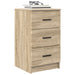Dulap de noapte Stejar sonoma 38 x 38 x 66 cm Lemn compozit - WALTI WALTI