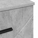 Dulap de noapte Gri beton 38 x 38 x 66 cm Lemn compozit - WALTI WALTI