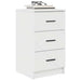 Dulap de noapte Alb foarte lucios 38 x 38 x 66 cm Lemn compozit - WALTI WALTI