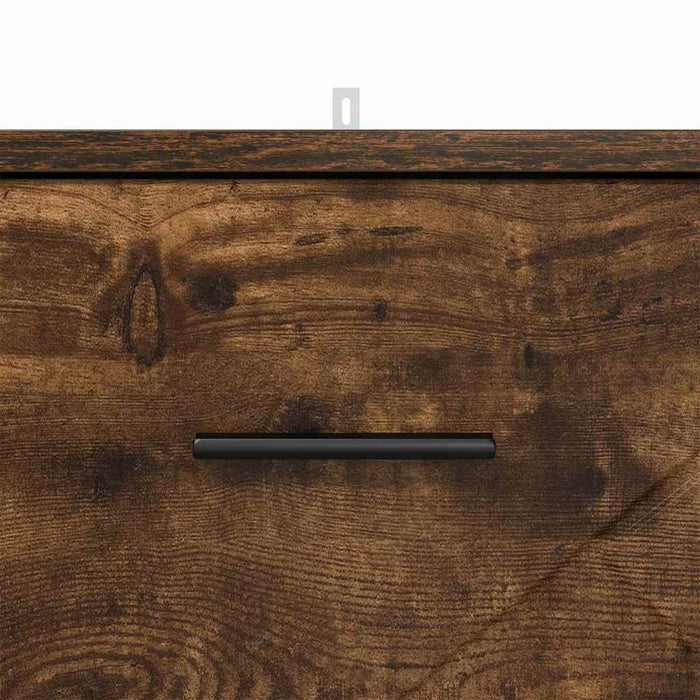Dulap de noapte Stejar afumat 38 x 38 x 66 cm Lemn compozit - WALTI WALTI
