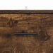 Dulap de noapte Stejar afumat 38 x 38 x 66 cm Lemn compozit - WALTI WALTI