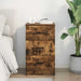 Dulap de noapte Stejar afumat 38 x 38 x 66 cm Lemn compozit - WALTI WALTI