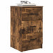 Dulap de noapte Stejar afumat 38 x 38 x 66 cm Lemn compozit - WALTI WALTI