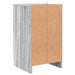 Dulap de noapte sonoma gri 38 x 38 x 66 cm Lemn compozit - WALTI WALTI