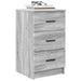 Dulap de noapte sonoma gri 38 x 38 x 66 cm Lemn compozit - WALTI WALTI