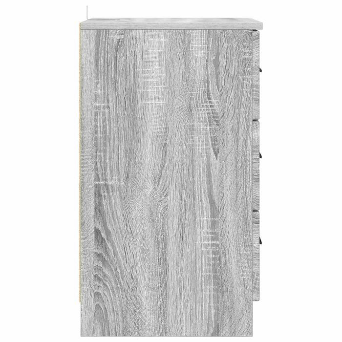 Dulap de noapte sonoma gri 38 x 38 x 66 cm Lemn compozit - WALTI WALTI